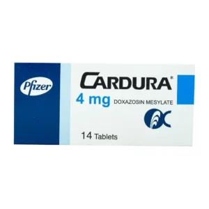 Cardura 4 mg 14 tab