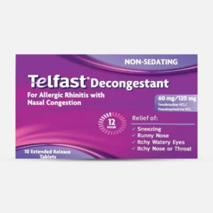 Telfast decongestant 10 tab