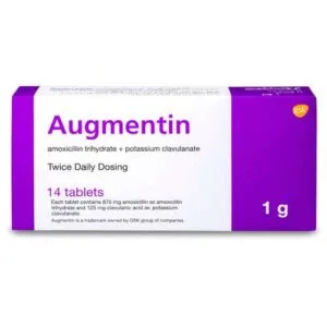 Augmentin 1gm 14 tablets