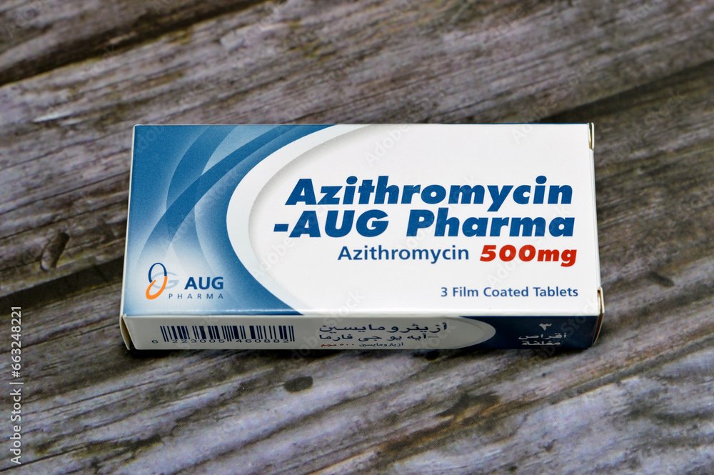 Azithromycin-AUG 500mg 6 Tablets Azithromycin-AUG 500mg 6 Tablets