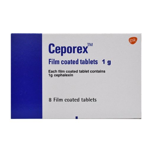 Ceporex 1000 mg 8 Tablets Ceporex 1000 mg 8 Tablets