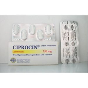 Ciprocin 750mg 10 Tablets