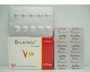 Dilatrol 6.25mg 30 Tablets