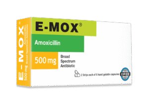 E-mox 500 mg 16 Tablets