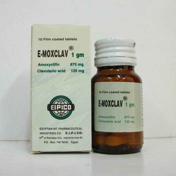 E-moxclav 1000 mg 10 Tablets