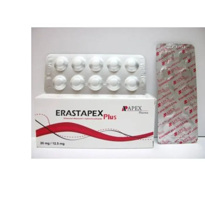 Erastapex Plus 20-12.5mg 30 Tablets Erastapex Plus 20-12.5mg 30 Tablets