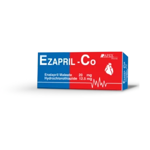 Ezapril Co 20\12.5mg 30 Tablets