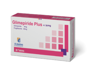 Glimepiride plus 4\30mg 30 Tablets