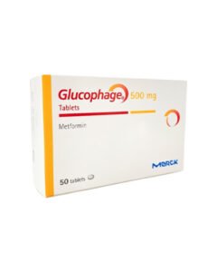Glucophage 500mg 50tablets