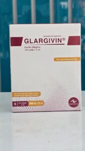 Glargivin 100IU 3ML 5 Cartridg