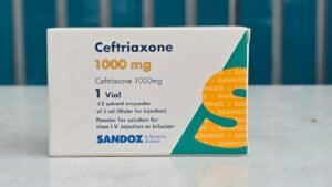 Ceftriaxone Sandoz 1000mg IV Vial