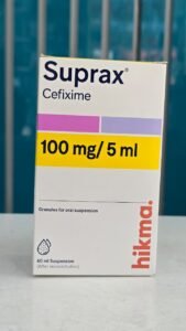 Suprax 100mg-5ml Suspension 60 ml