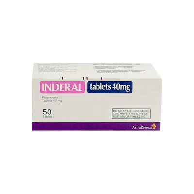 Inderal 40mg 50 Tablets Inderal 40mg 50 Tablets