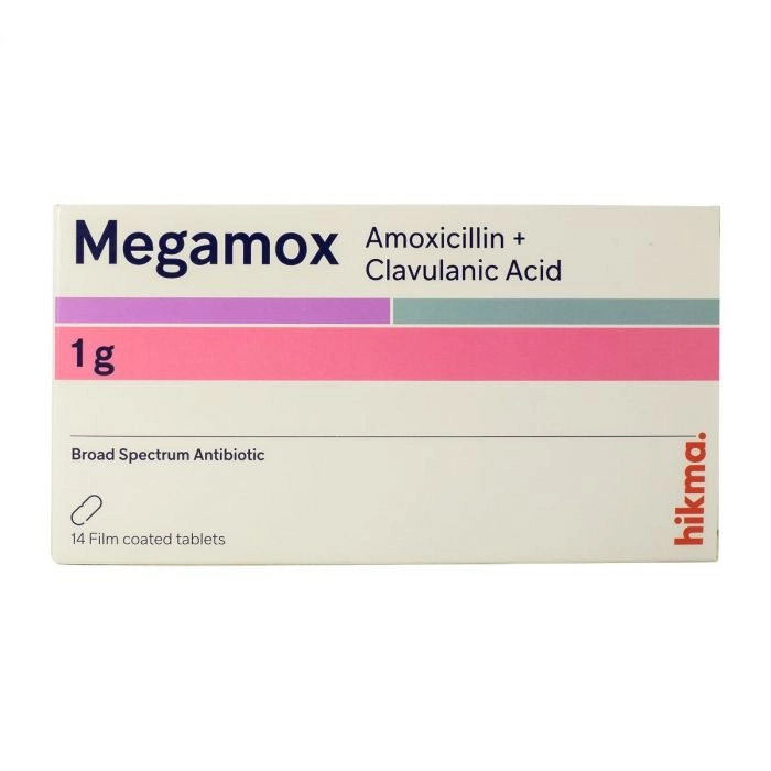Megamox 1000 mg 14 Tablets Megamox 1000 mg 14 Tablets