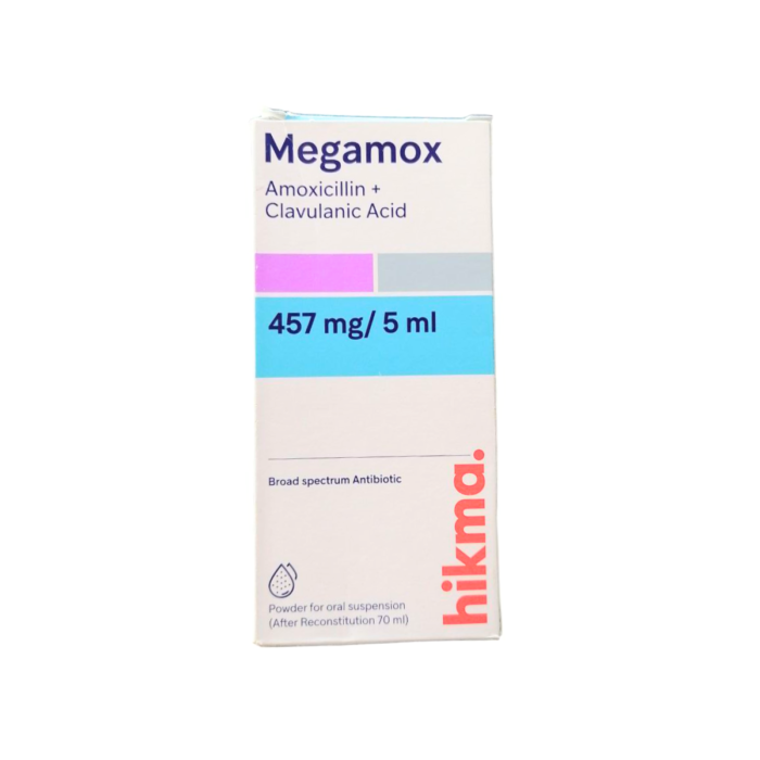 Megamox 457 mg Suspension 70 ML