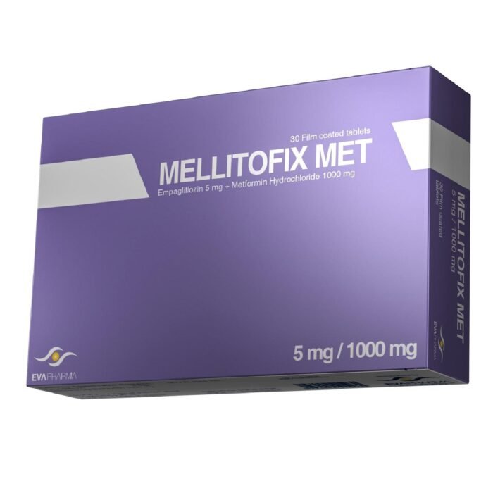 Mellitofix Met 1000-5mg 30tablets Mellitofix Met 1000-5mg 30tablets