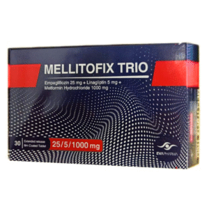 Mellitofix Trio 25/5/1000mg 30tablets