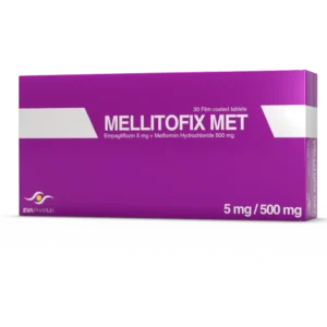 Mellitofix Met 500/5mg 30tablets