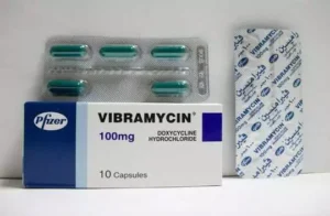 Vibramycin 100mg 10 Tablets