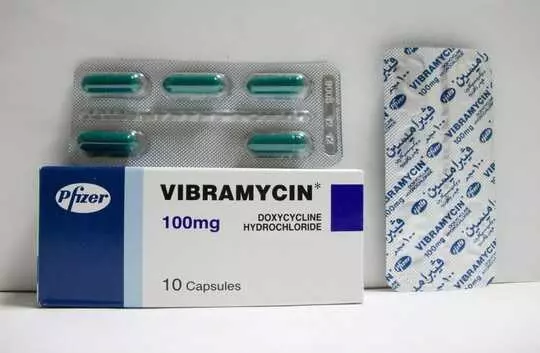 Vibramycin 100mg 10 Tablets Vibramycin 100mg 10 Tablets