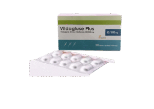 Vildagluse Plus 50\500mg 30 Tablets