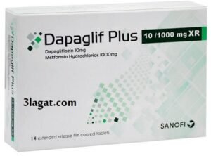 Dapaglif Plus XR 10\1000mg 14 Tablets
