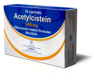 Acetylcistein 600mg 10 Sachets