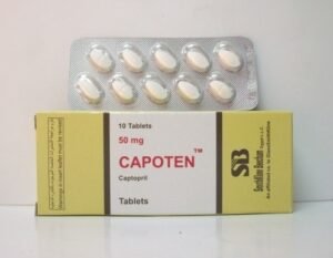 Capoten 50mg 10 Tablets