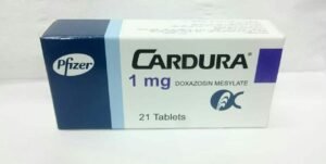 Cardura 1mg 21 Tablets