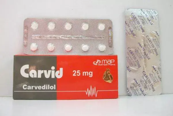 Carvid 25mg 30 Tablets Carvid 25mg 30 Tablets