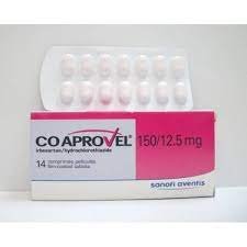 Coaprovel 150\12.5mg 14 Tablets