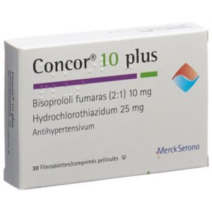 Concor Plus 10\25mg 30 Tablets