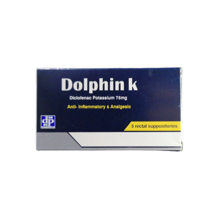 Dolphin K 75mg 5 Rectal Suppositories