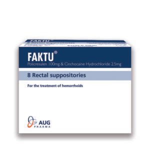 Faktu 8 Rectal Suppositories