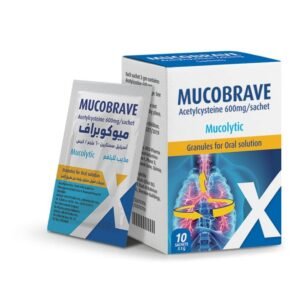 Mucobrav 600mg 10 Sachets