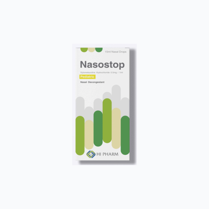 Nasostop 0.05% Pediatric Nasal Drops 15ml