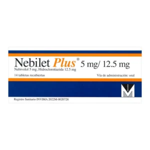 Nebilet Plus 5\12.5mg 14 Tablets