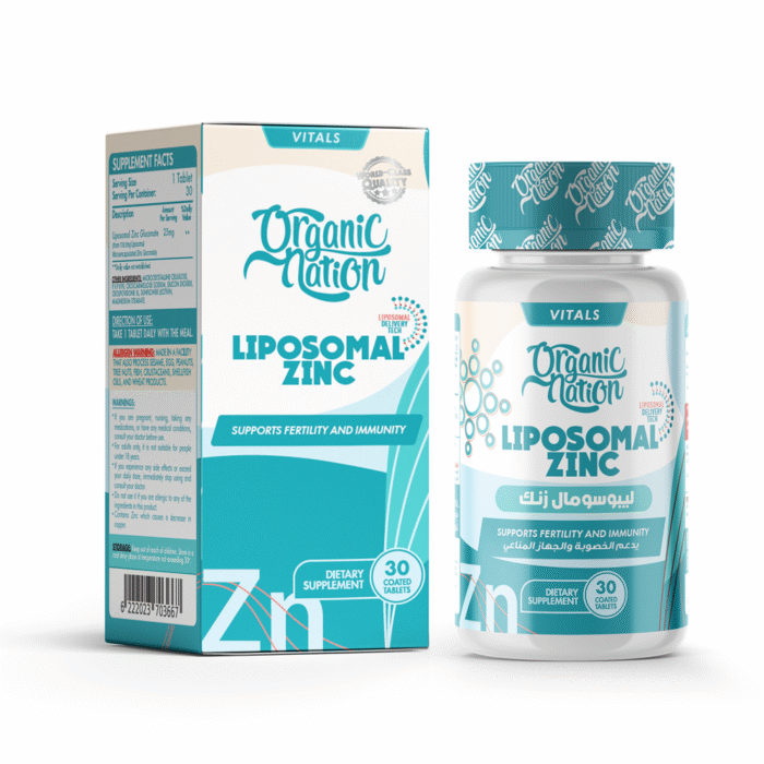 Organic Nation Liposomal Zinc 30 Tablets