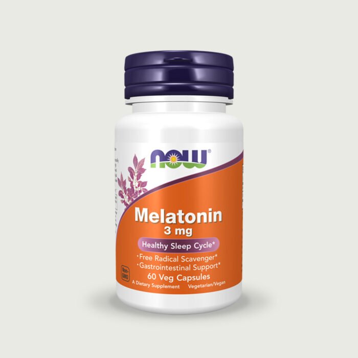 Now Melatonin 3mg 60 Capsules Now Melatonin 3mg 60 Capsules