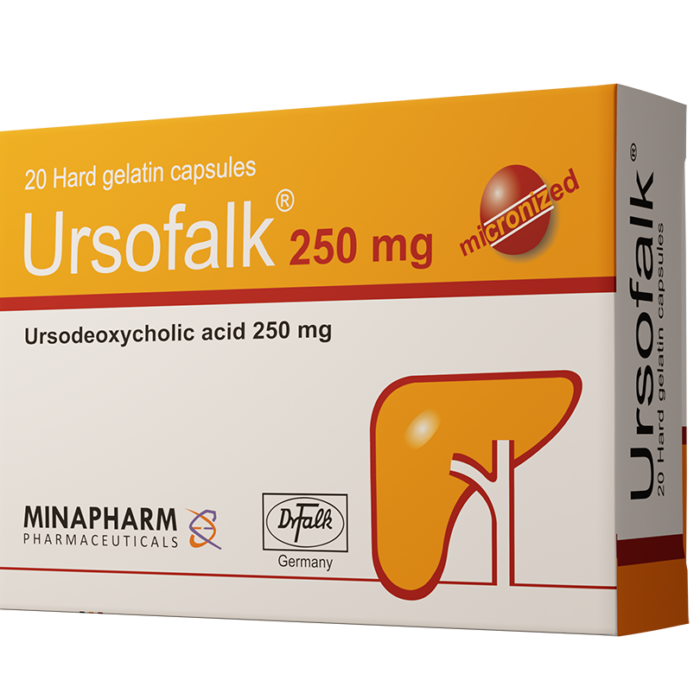 Ursofalk 250mg 20 Capsules