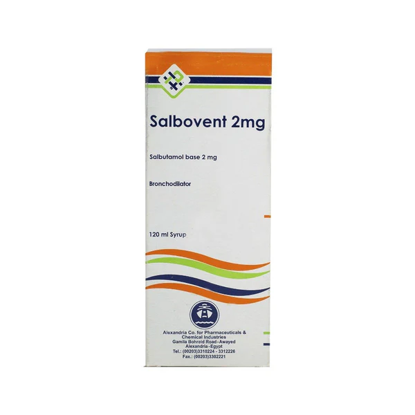 Salbovent 2mg-5ml Syrup 120ml Salbovent 2mg-5ml Syrup 120ml