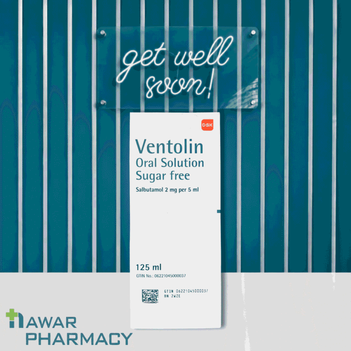 Ventolin oral solution 125ml