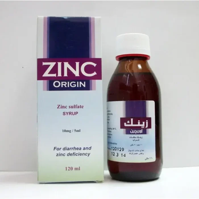 Zinc Origin 0.2gm-ml 120ml Syrup