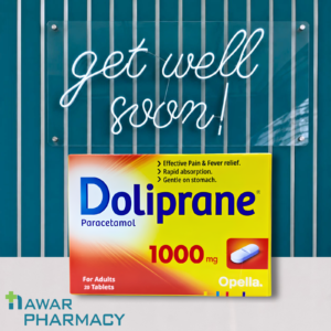 Dolipran 1000mg 20 Tablets