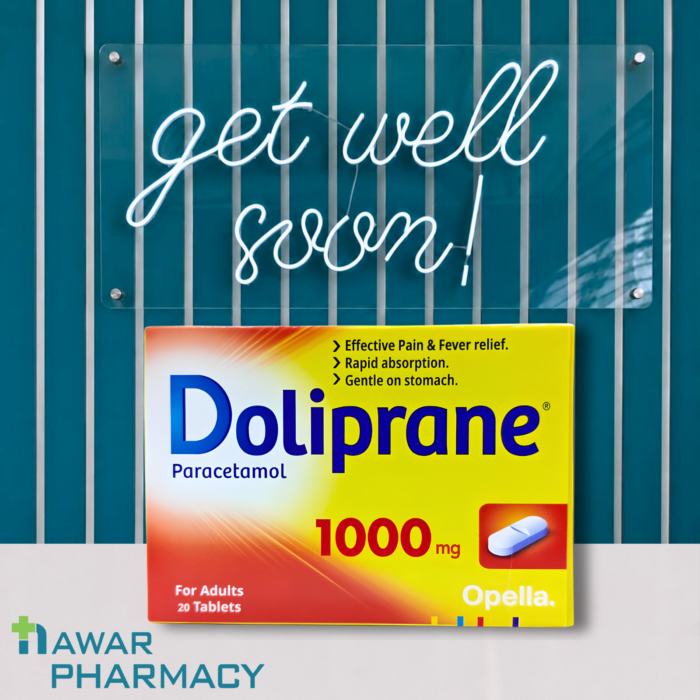 Doliprane 1000mg 20 tablets Doliprane 1000mg 20 tablets