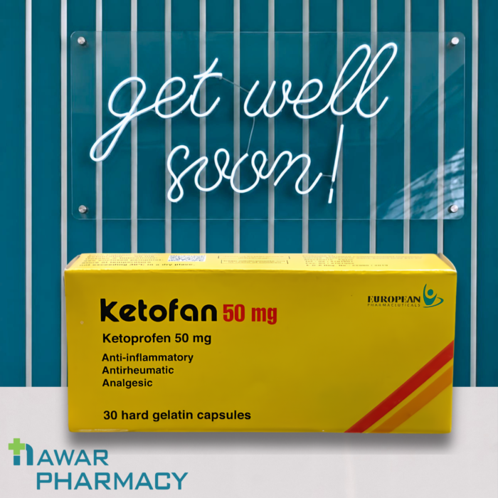 Ketofan 50mg 30 capsules