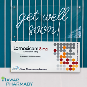 Lornoxicam 8mg 30 Tablets