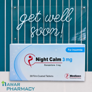 Night Calm 3mg 30 Tablets