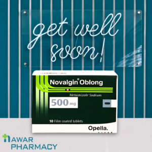 Novalgin Oblong 500mg 10 Tablets