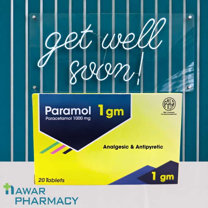 Paramol 1gm 20 tablets Paramol 1gm 20 tablets